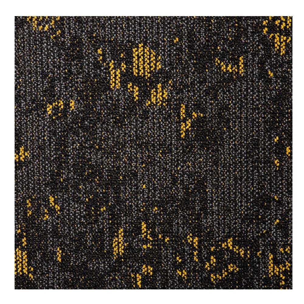 Cloud Nine Carpet Tile 50 x 50cm Yellow and Grey for Office and Commercial Flooring