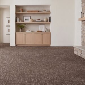 Nostalgia Carpet Tile 50 x 50cm Brown for Commercial and Office Flooring